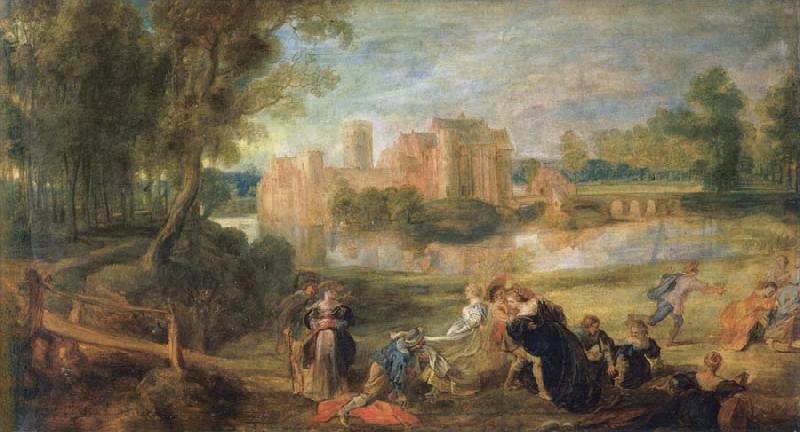 Peter Paul Rubens Castle Park Sweden oil painting art